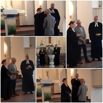 Verabschiedung Küster Lukas Gantschnig mit Pn. Meike Melchinger und P. Michael Trippner