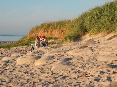 23.6.24 KoKo-Fahrt Helgoland - Abendandacht am Strand