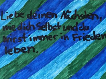 Postkartenbotschaft