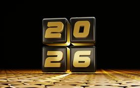 Grafik der Zahl 2026