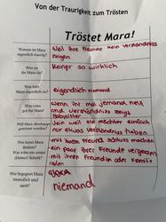 Trost für Mara