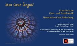 Konzertplakat Mon coeur languit Konzertplakat Mon coeur languit