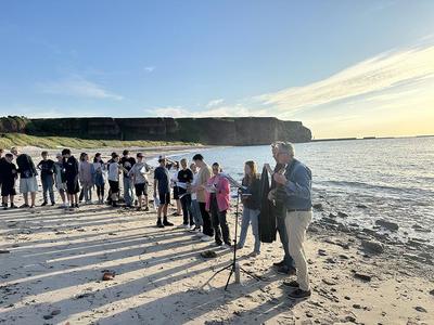 29.6.24 KoKo-Fahrt Helgoland 2024 Strandandacht