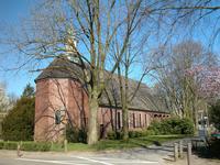 Christuskirche Oldenburg von der Straße aus gesehen