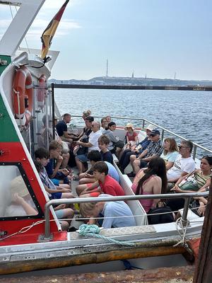 27.6.24 KoKo-Fahrt Helgoland 2024 Überfahrt zur Düne