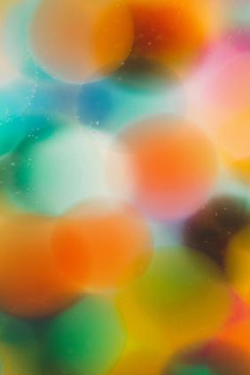 Unscharfe bunte Kreise