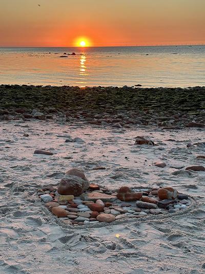 25.6.24 KoKo-Fahrt Helgoland 2024 Abendandacht am Strand II