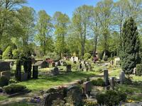Neuer Friedhof Oldenburg Blick über die Gräber