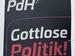Plakat Gottlose Politik